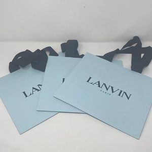 Lanvin shopping bags set of 3